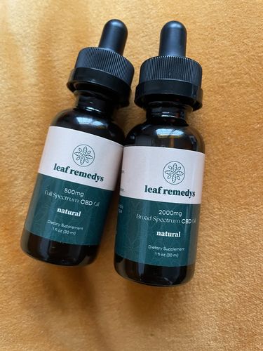 Customer photo review of 30ML Broad Spectrum CBD Tincture