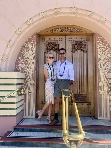 Sam M. review of 1920s Ivory Beaded Vintage Mable Flapper Dress image 1 out of 1