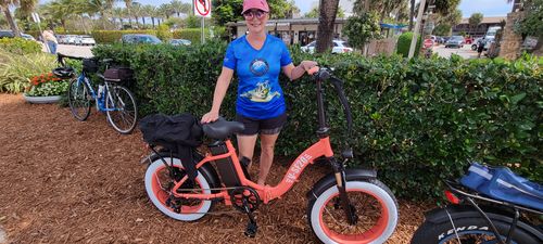 Customer photo review of VTUVIA SF20 20 Inch Folding Fat Tire Electric Bike, 750W Motor, 48V 13AH Removable Battery-In Stock & Fast Delivery