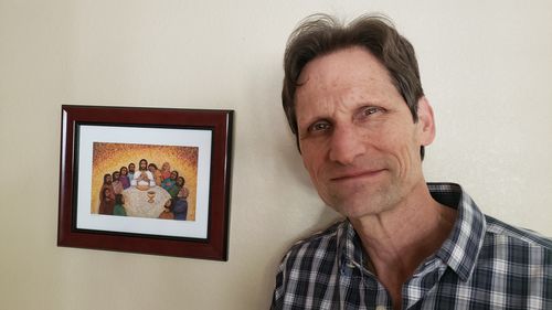 Customer photo review of The Last Supper Christian Art Print