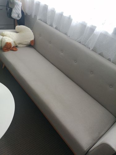Customer photo review of Esta Sofa Bed (Light / Dark Grey)