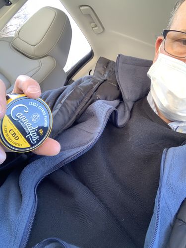 Customer photo review of Tangy Citrus CBD