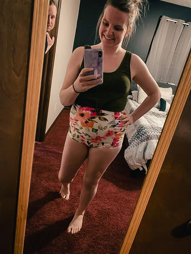 Customer photo review of Sun Baked Bottoms | Pink Floral
