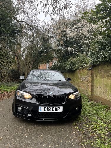 Customer photo review of MHC Black BMW 2 Series Performance Style Front Splitter In Gloss Black (F22/F23)