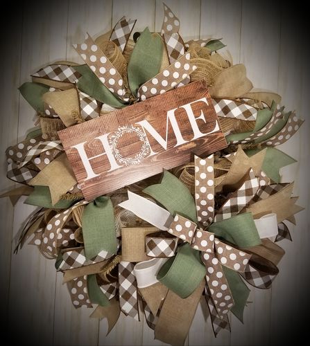 Customer photo review of Home DecoMesh Wreath Kit