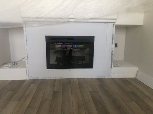 Customer photo review of Dimplex 33" Multi-Fire XD Plug-in Electric Firebox - Logs