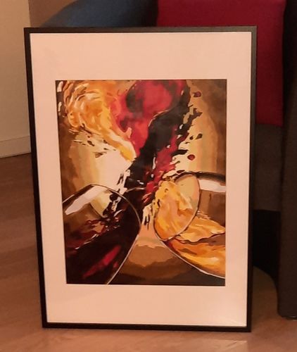 Customer photo review of Malen nach Zahlen - Weingläser