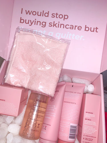 Customer photo review of Supercharged Skincare Bundle