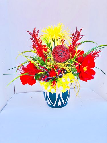 Customer photo review of Yelw Linen/Silv Glit-Wht Dots, 1.5"X10Y 41128-09-02