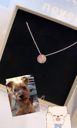 Customer photo review of Silber Lineart Love Halskette