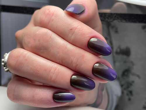 Customer photo review of Cat Eye Gel Magnetic Gel Polish UV