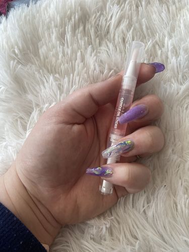 Customer photo review of Sweet Cravings Cuticle Oil Sticks