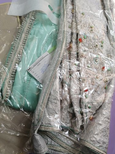 Customer photo review of Caftan haute couture en brocard