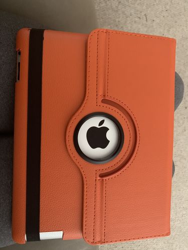 Customer photo review of Premium Leather iPad Case