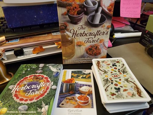 Customer photo review of Herbcrafter's Tarot by Latisha Guthrie & Joanna Powell Colbert