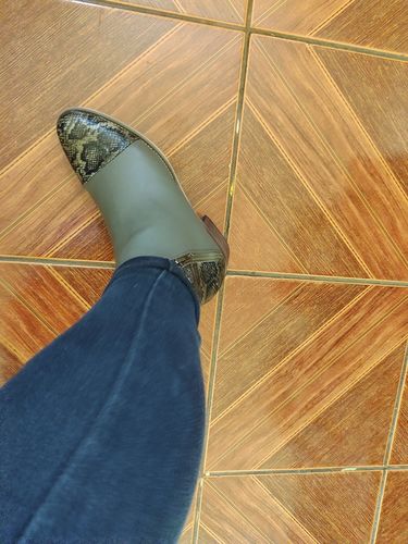 Customer photo review of BOTÍN VERDE C7312