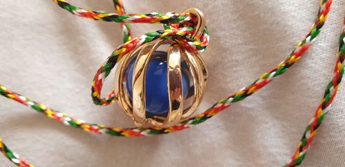 Customer photo review of Amulette Thai bille protectrice de santé Look Geow Phra Moh - Wat Angsila.