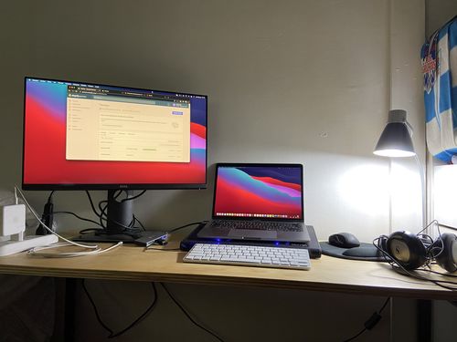 Customer photo review of Escritorio de madera MIMA 120 x 50 Negro