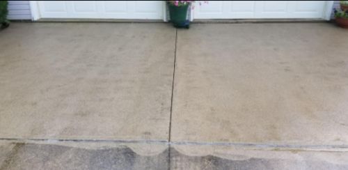 Customer photo review of Professional Pressure Washer Surface Cleaner