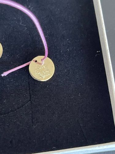 Customer photo review of Extra 14K Gold Pendant*
