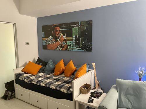 Customer photo review of American Graffiti Wolfman Jack Canvas Sets