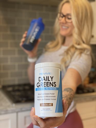 Customer photo review of Daily Greens Powder