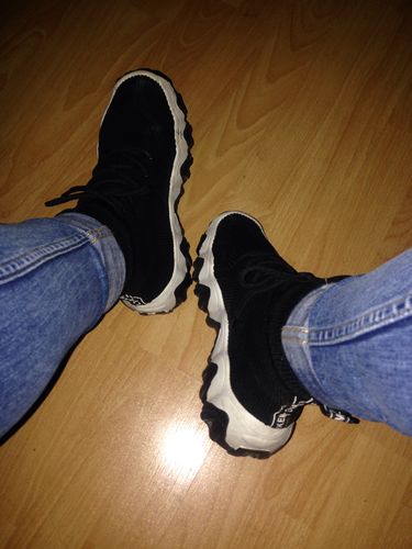Customer photo review of Basket Femme - PISUA Noir