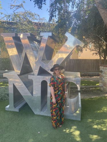 Customer photo review of Jaguar Paradise Black Animal Print Jumpsuit