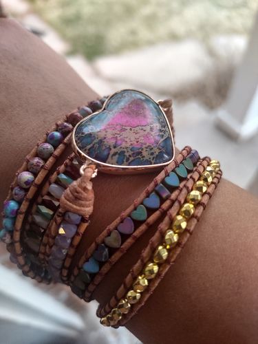 Customer photo review of Healing Heart Protection Wrap Bracelet