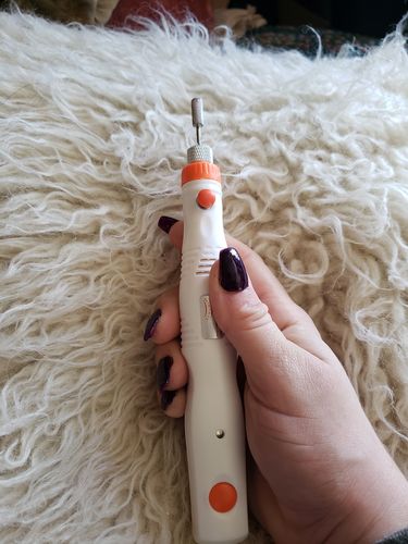 Customer photo review of 18000 RPM Portable Handheld Nail Drill Machine