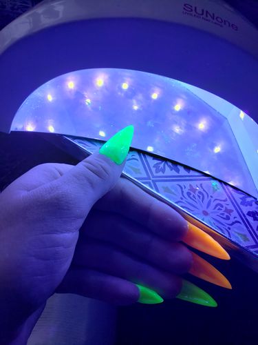 Customer photo review of Rainbow Collection Poly Nail Gel Extension Kit
