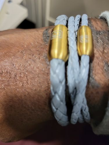 Customer photo review of Leather Single Wrap