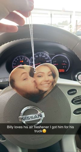 Customer photo review of Heart Air Freshener