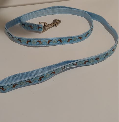Customer photo review of Dachshund Sausage Dog Print Leash