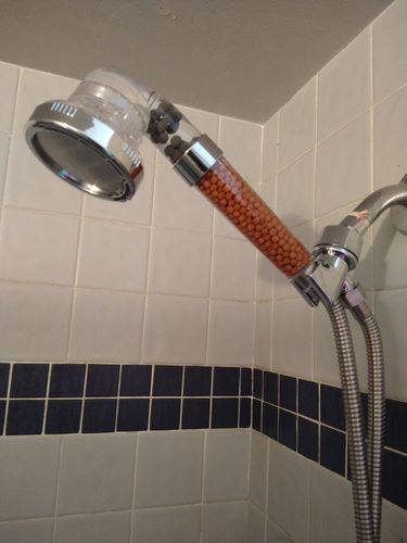 Customer photo review of The Best Eco-Friendly Shower Head