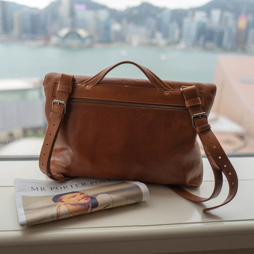 Customer photo review of Laidback Messenger . Classic