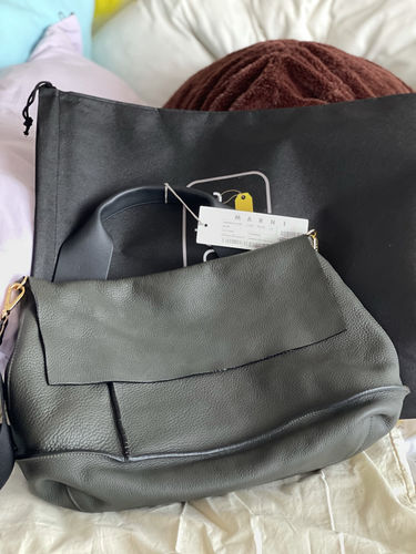 Customer photo review of MARNI 'POD CITY' LEATHER SHOULDER BAG