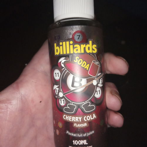 Customer photo review of Billiards Soda Range 70VG/30PG Shortfill 100ml