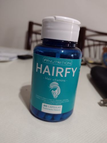 Customer photo review of Vitaminas Hairfy - 4 unidades