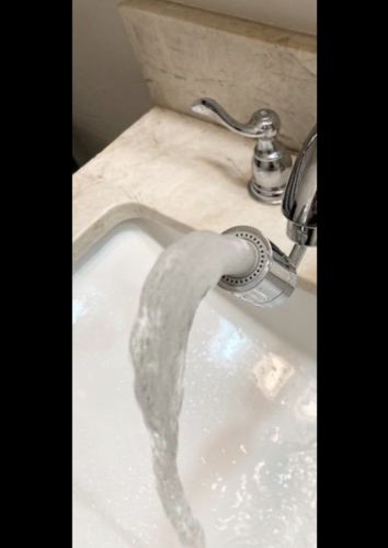 Customer photo review of Vespani™ 720° Rotating Faucet