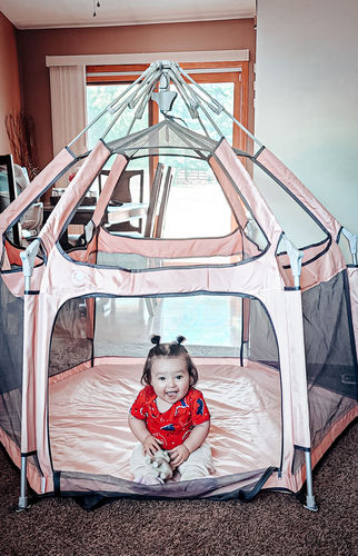Customer photo review of Pop N' Go® Playpen
