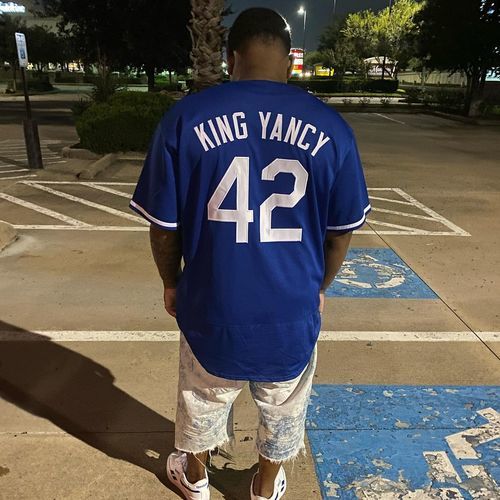 Customer photo review of Custom White White-Royal Authentic Baseball Jersey