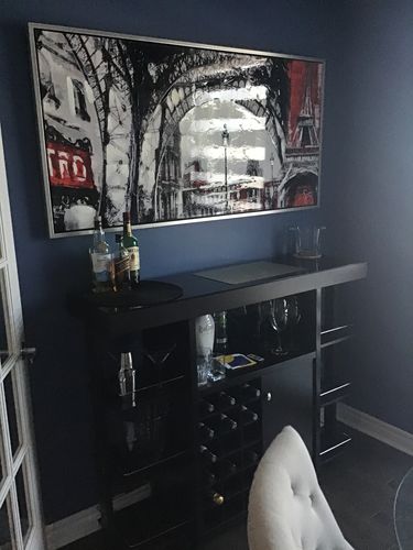 Customer photo review of Martini Bar Unit - Dark Cherry