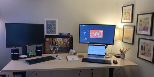 Customer photo review of Activ Pro Desk - Customizable
