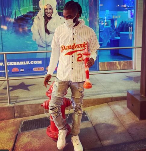 Customer photo review of Custom Red Navy-White Baseball Jersey