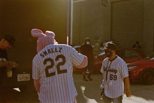 Customer photo review of Custom White Royal Strip Royal-Orange Authentic Throwback Rib-Knit Baseball Jersey Shirt