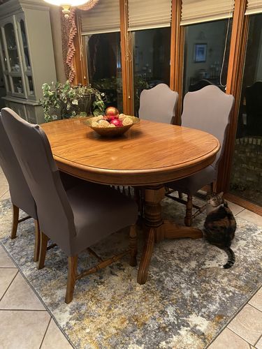 Customer photo review of Cabrexa™ dining room chair covers