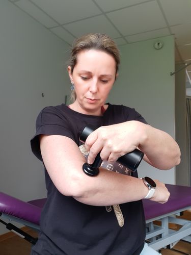 Customer photo review of DeinPhysio® Massage Gun PRO MINI