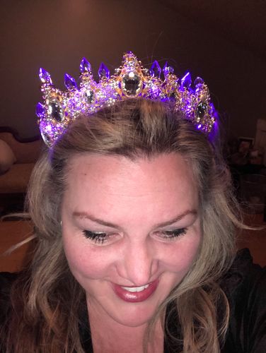Customer photo review of LED Luminous Gem Tiara