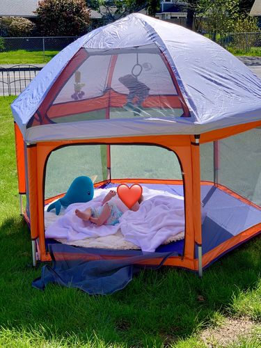 Customer photo review of Pop N' Go® Playpen